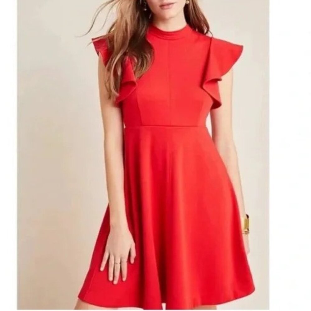 Maeve by Anthropologie Red Dress s